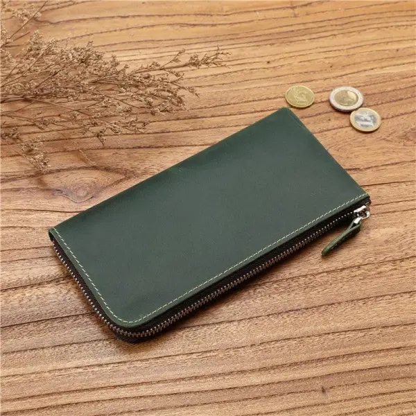 Men's Multi-Compartment Leather Wallet