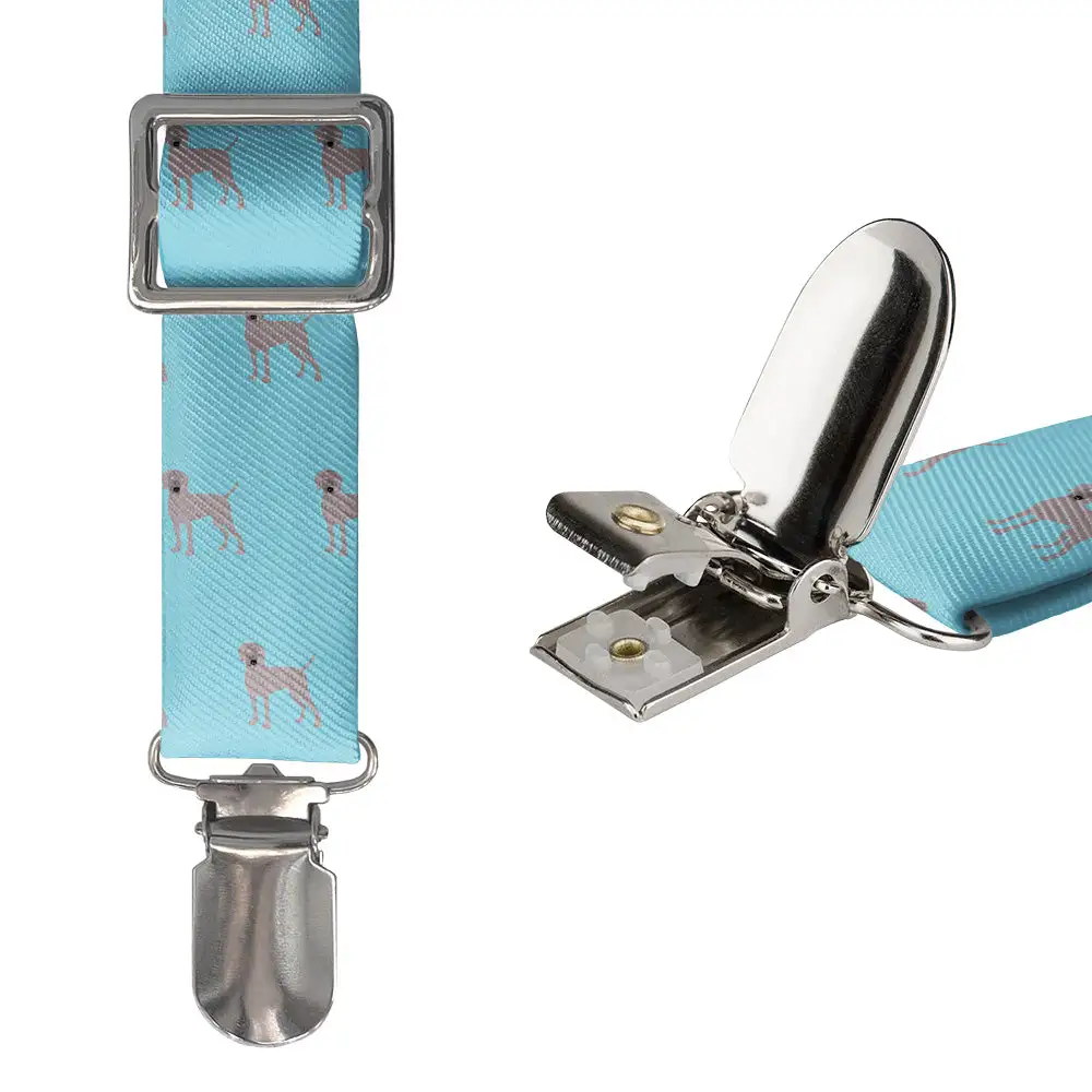 Weimaraner Dog Theme Suspenders