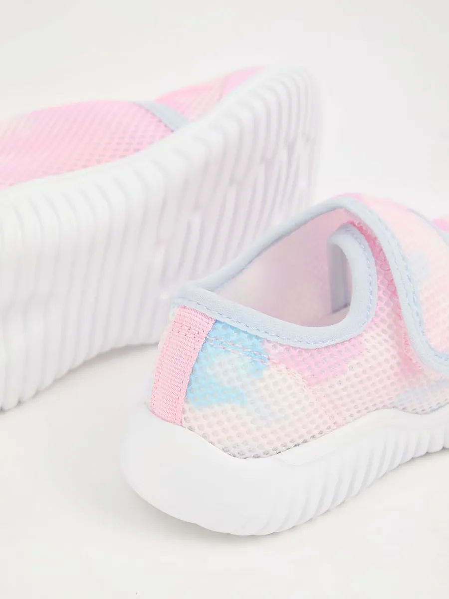 Pink Marble Aqua Sock Shoes