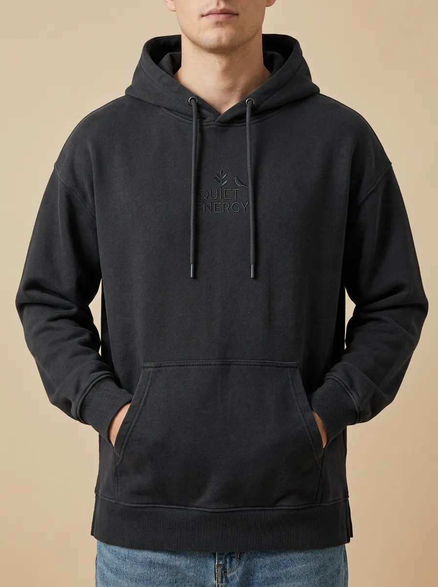 Men's Quiet Energy Nature Bird Print Hoodie