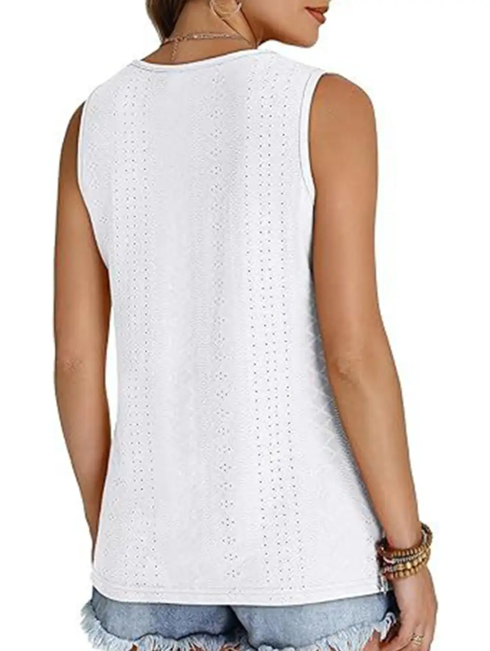 V Neck Loose Vest Top