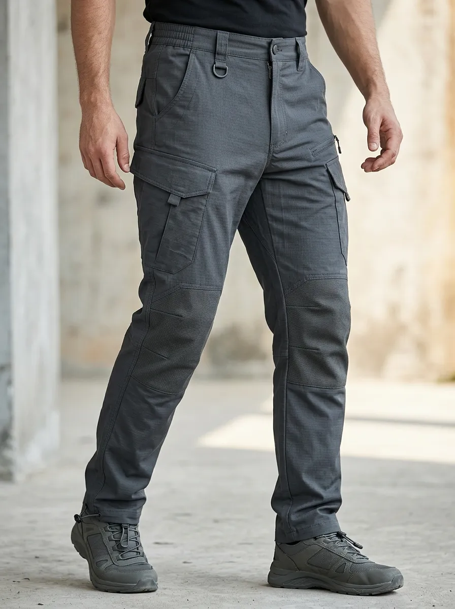 Men's Streamlined Multi-Pocket Waterproof Tactical Cargo Pants