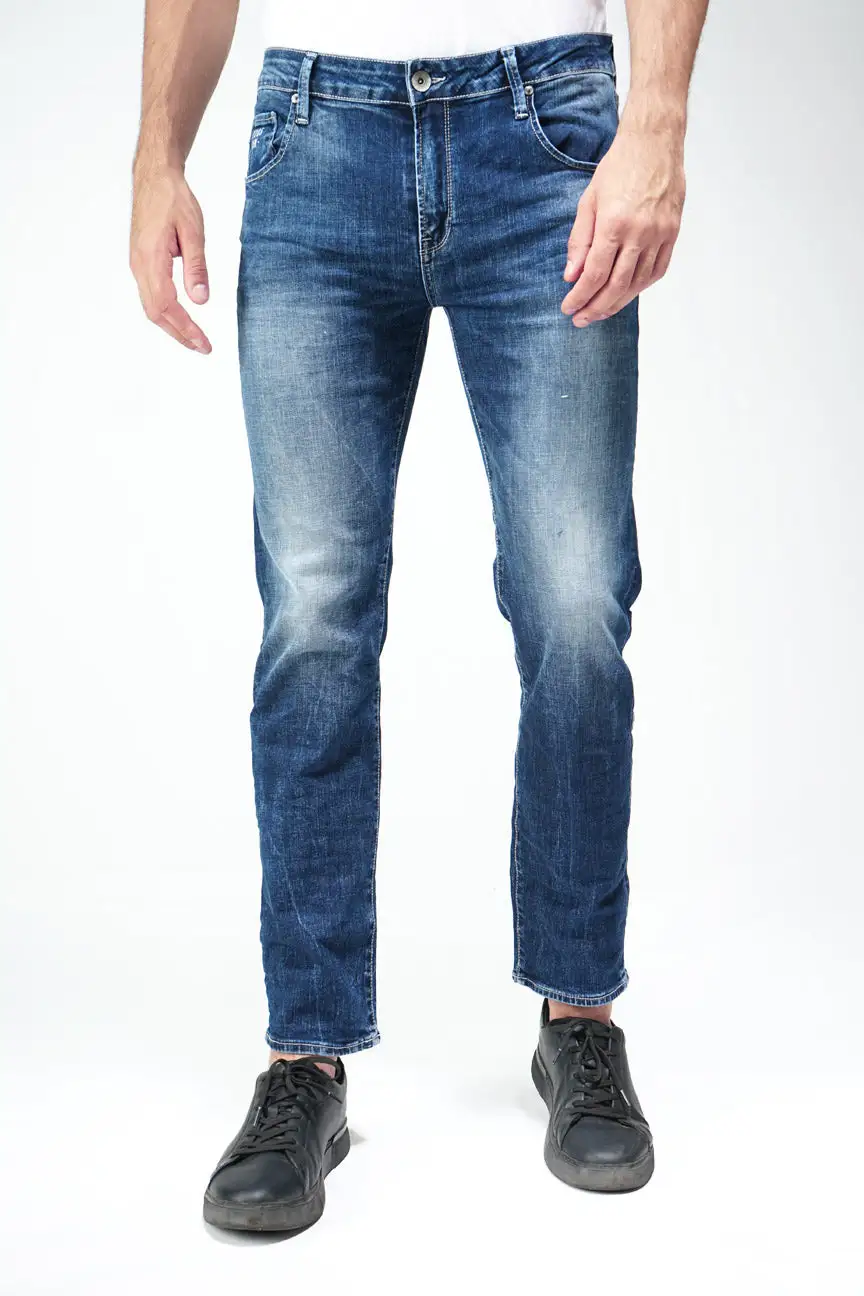 Men's Active Skinny Fit Denim Pants