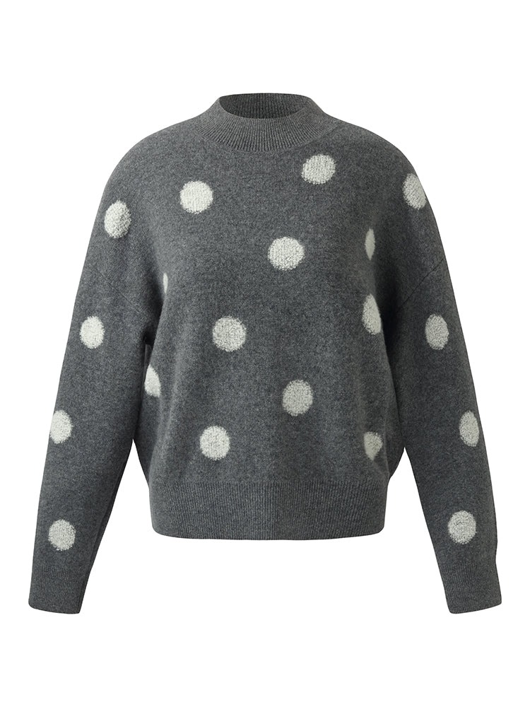 Wool Blend Sequins Women Sweater