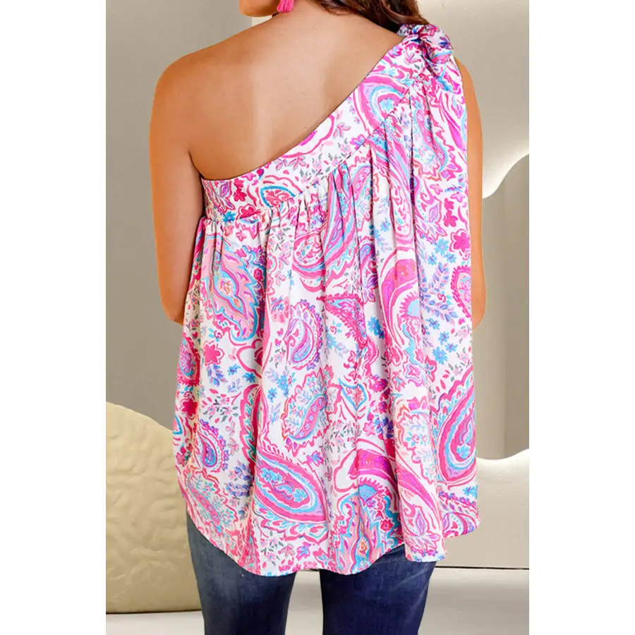 Tied One Shoulder Tank