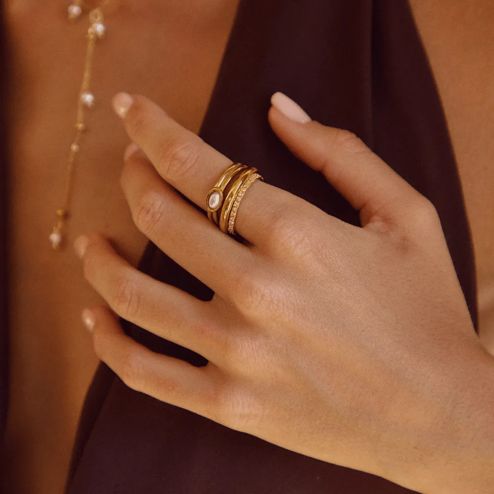Pearl Chunky Ring