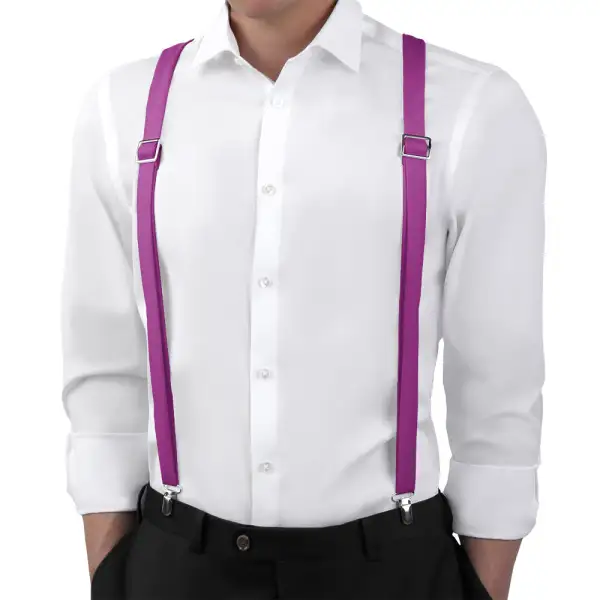 Classic Crisp Solid Tone Suspenders