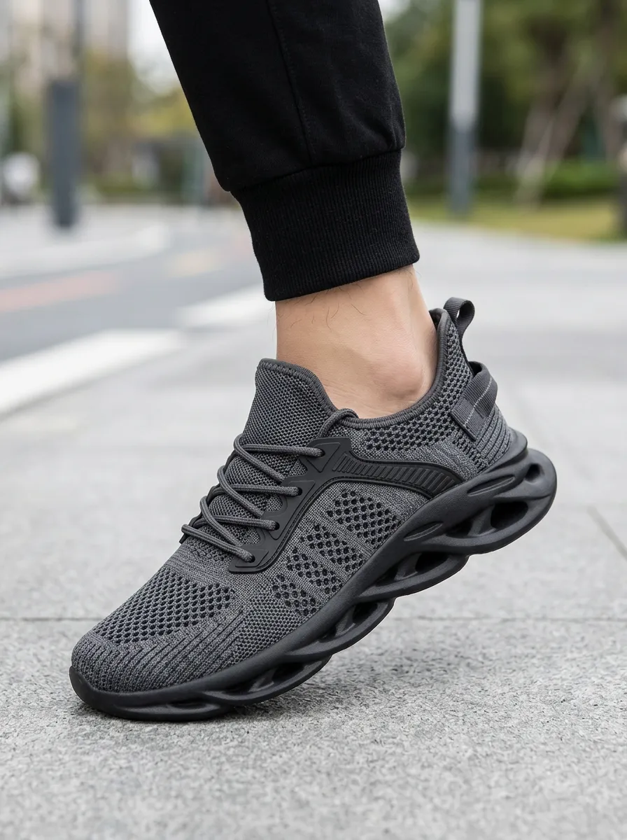 Men's Breathable Lightweight Running Mesh Athletic Sneakers