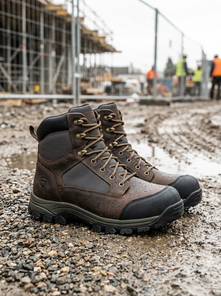 Classic Construction Edit Men' Waterproof Work Boots