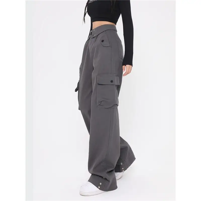 Women's High Waist Cargo Pants