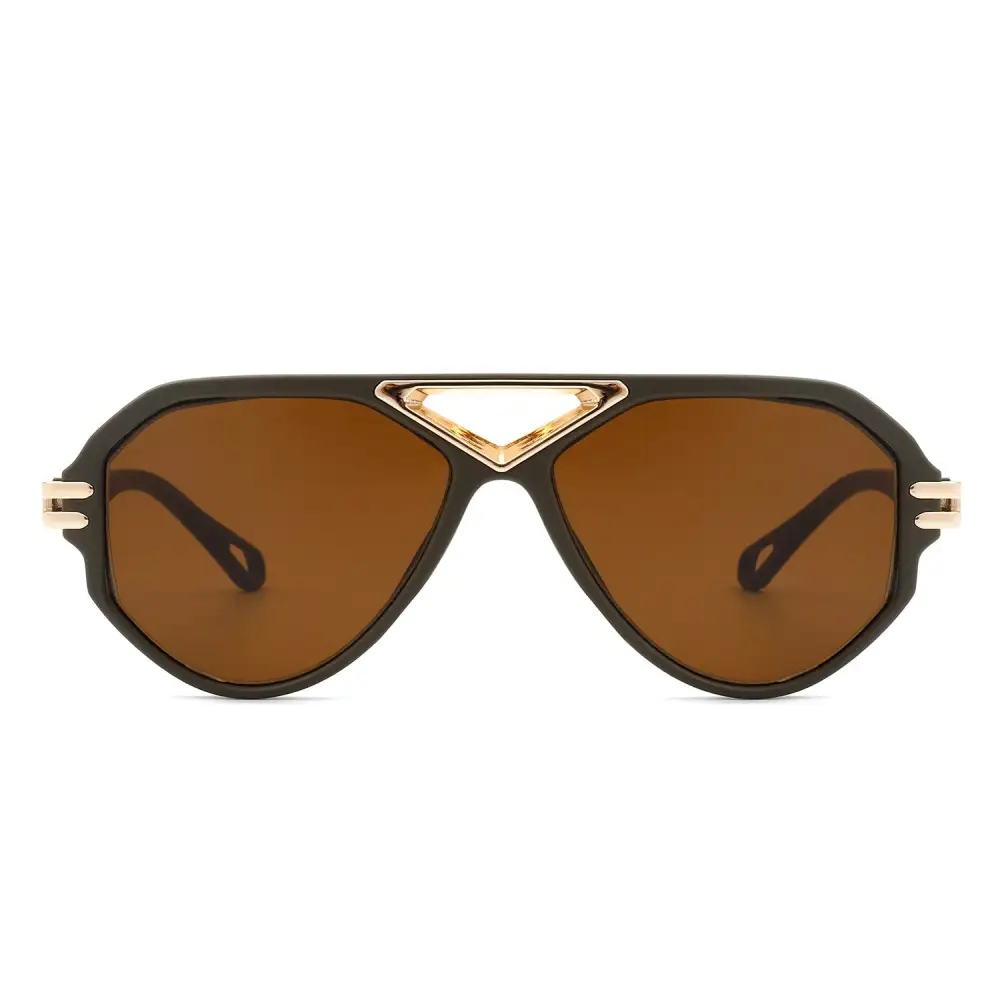 Jelly Round Geometric Frame Sunglasses