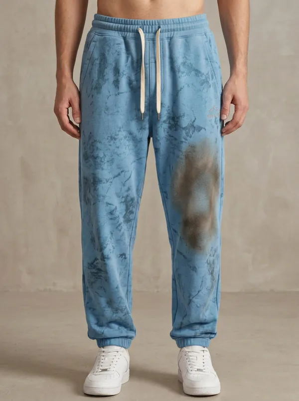 Unisex Mountain Inspired Tie Dye Joggers