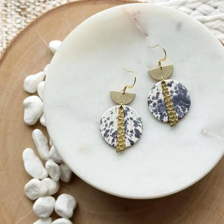 Crest Drop Earrings - Pastures