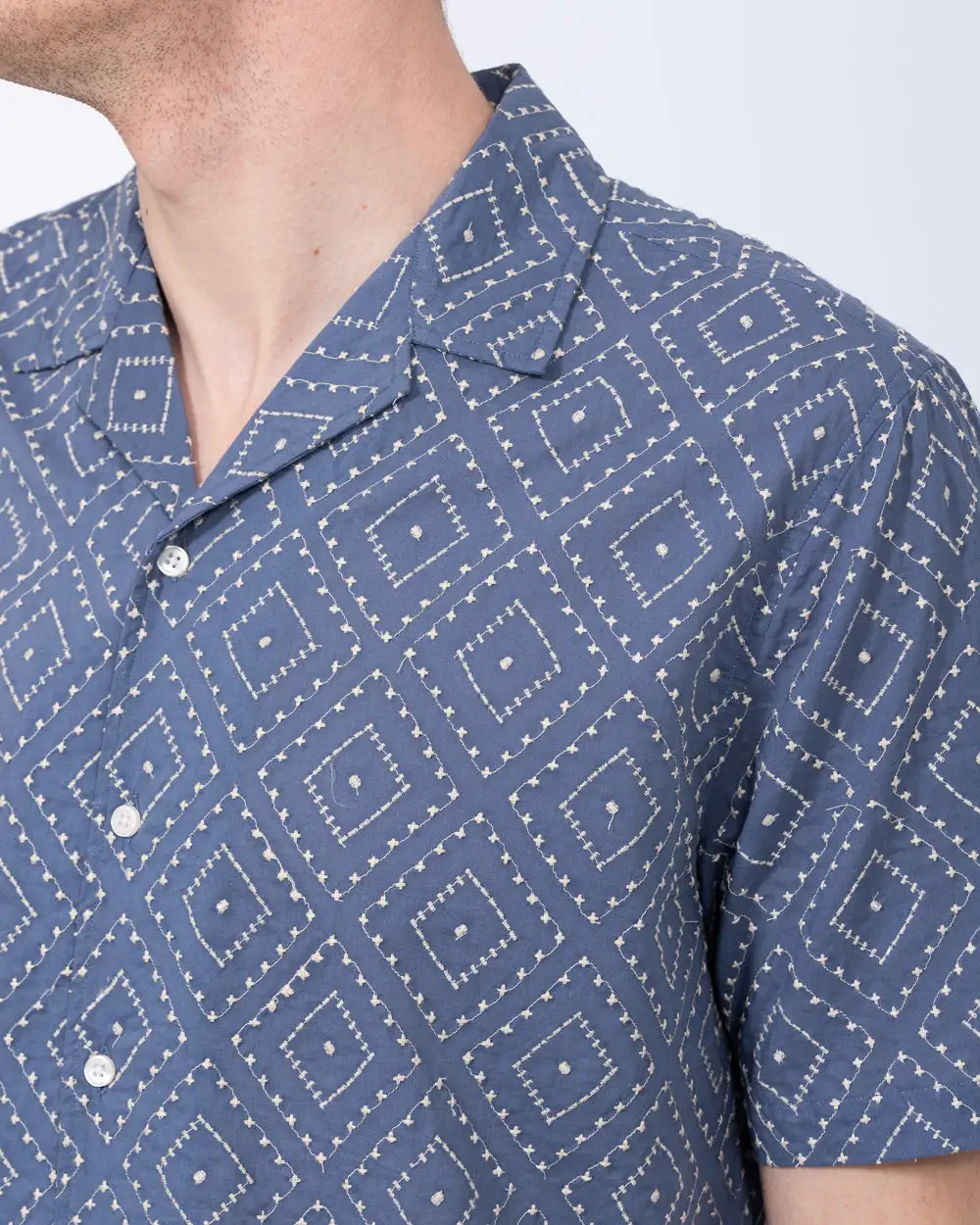 Embroidered Jacquard Shirt