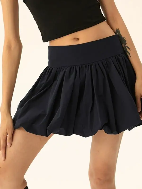 Smart Cotton Blend Pocket Detail Skirt