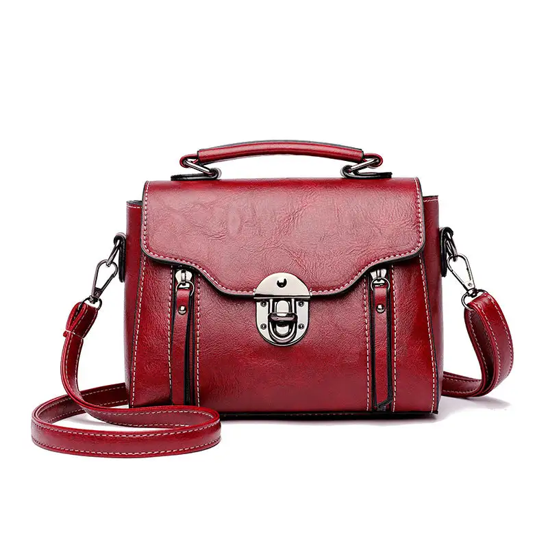 Slim Compact Square Crossbody Bag