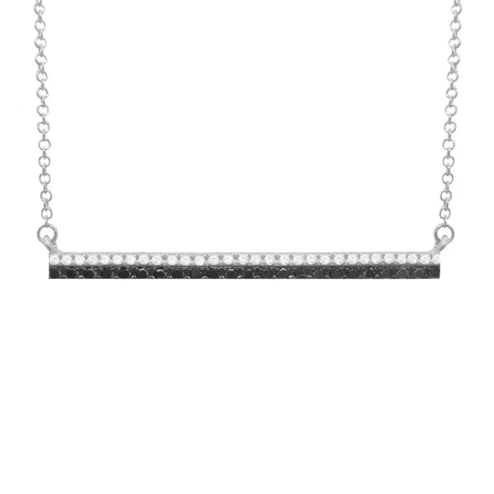 Refined Bar Diamond Necklace