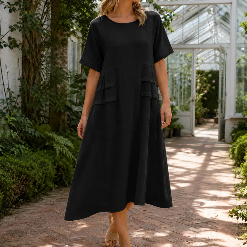 Refined Women's Beaded Midi Dress