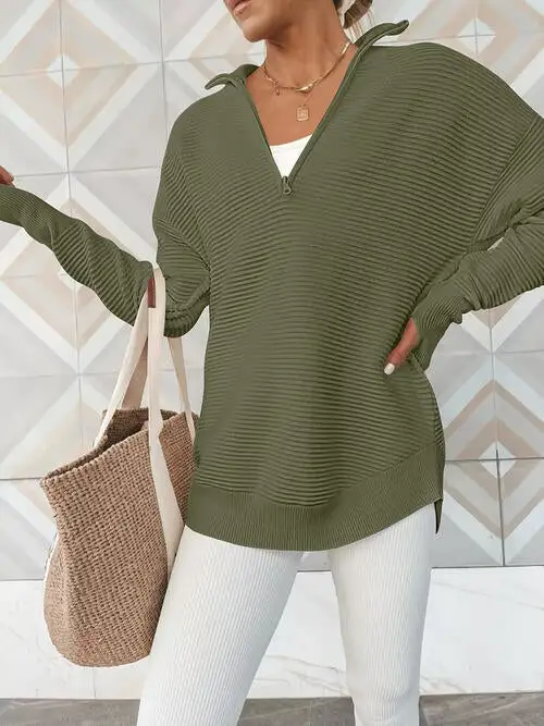 Half Zip Everyday Long Sleeve Top