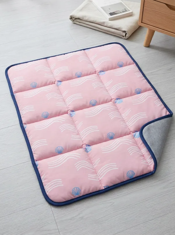 Summer Cooling Seashell Wave Pattern Cooling Mat