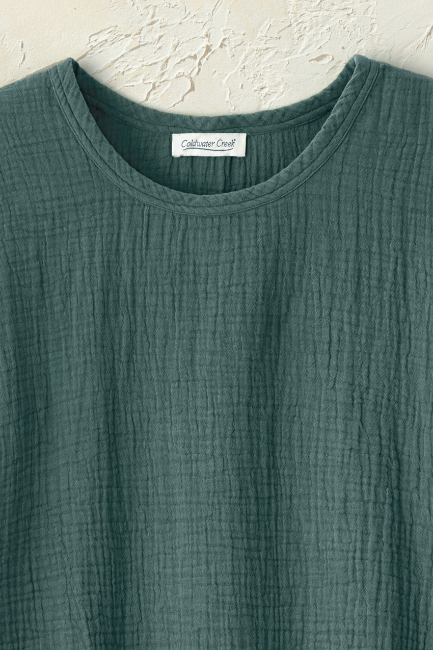 Summer Breeze Gauze Dolman Top