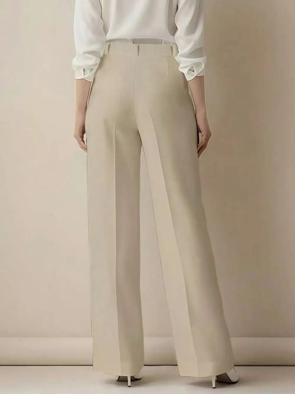 Lightweight High Waisted Wide Leg Pants