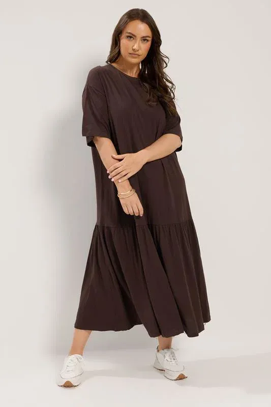 Chocolate Brown Maxi Dress
