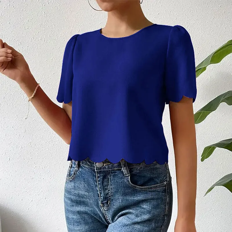Short Sleeve Round Neck Shirt