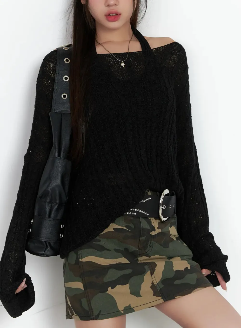 Loose Knit Long Sleeve Top