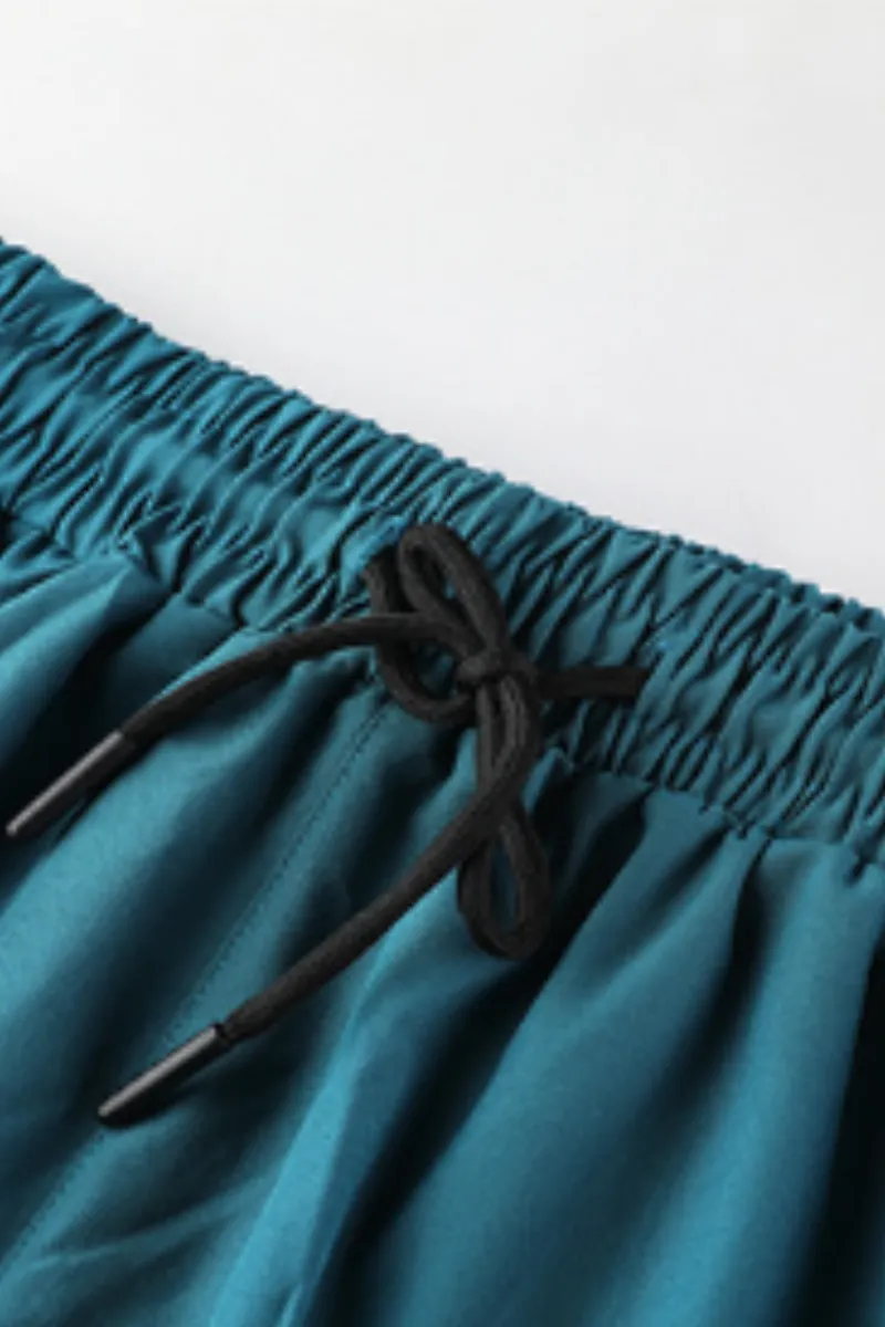 Active  Quick Dry Breathable Drawstring Athletic Shorts