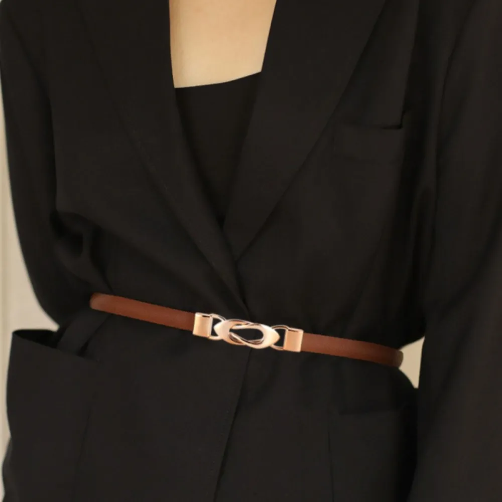 Understated Slim Profile Buckle Belt