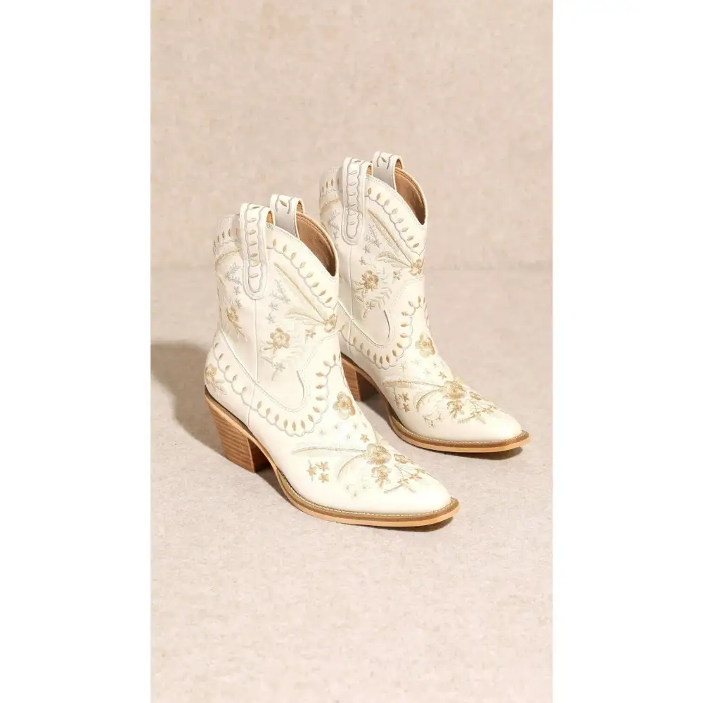 Corral Embroidered Cowgirl Ankle Bootie