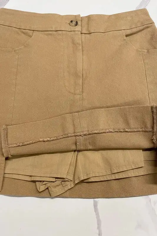 Fitted Cotton Blend Blouse