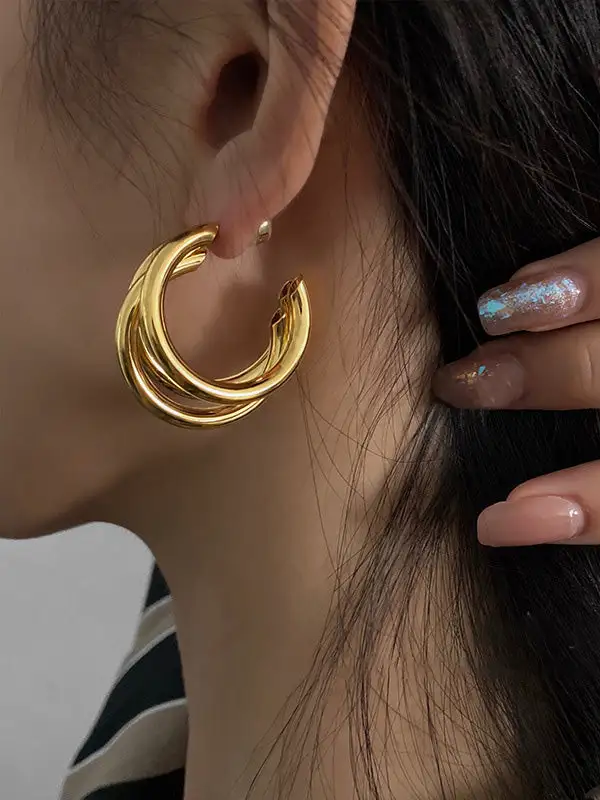 Balanced Moonlit Accent Earrings