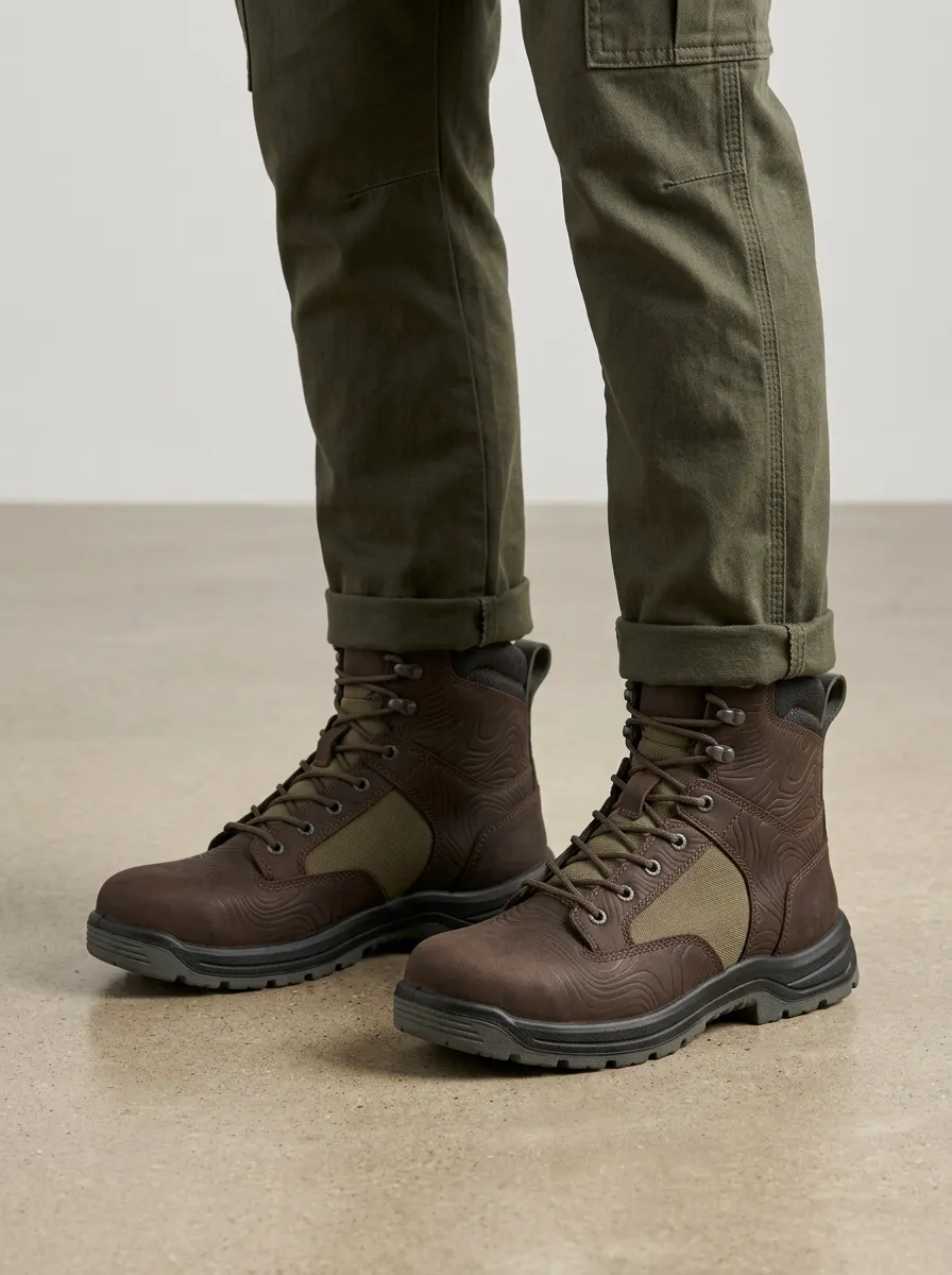 Topographic Adventure Work Boots Dynamic