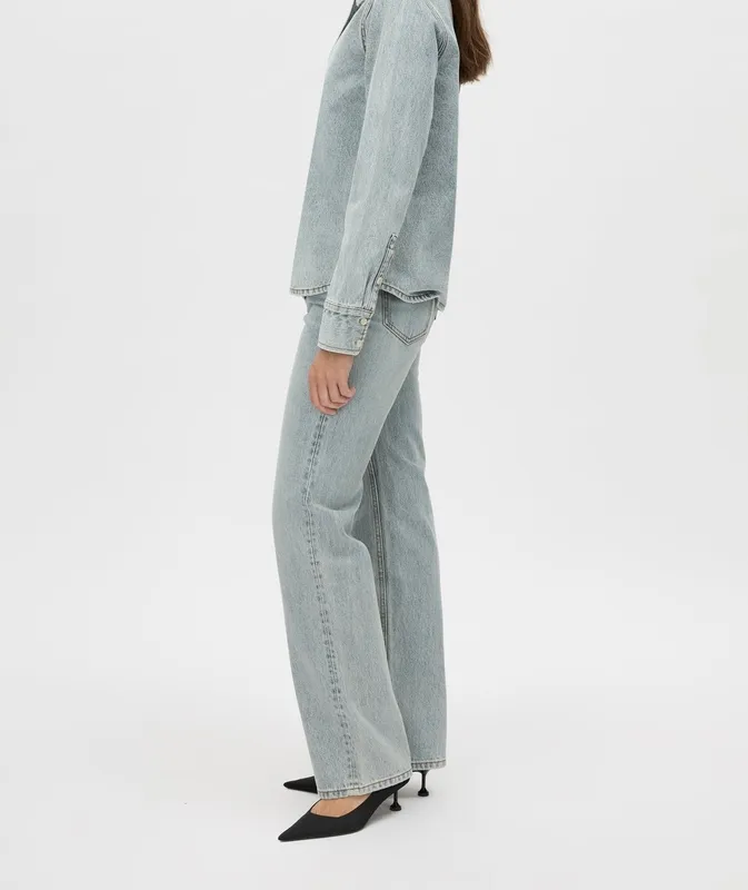 Classic Vintage Blue Denim Classic Shirt