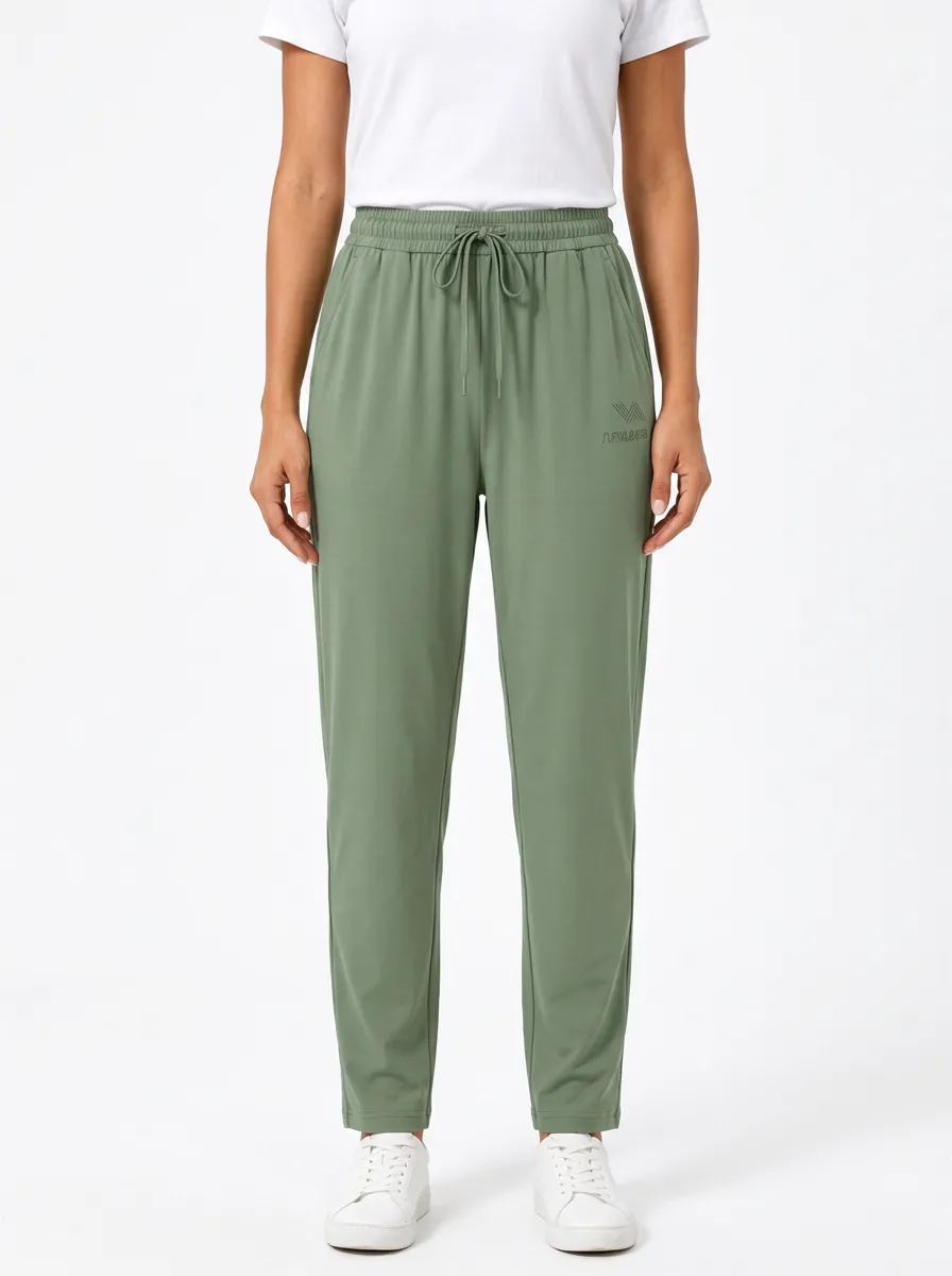 Women's Sporty Drawstring Jogger Pants