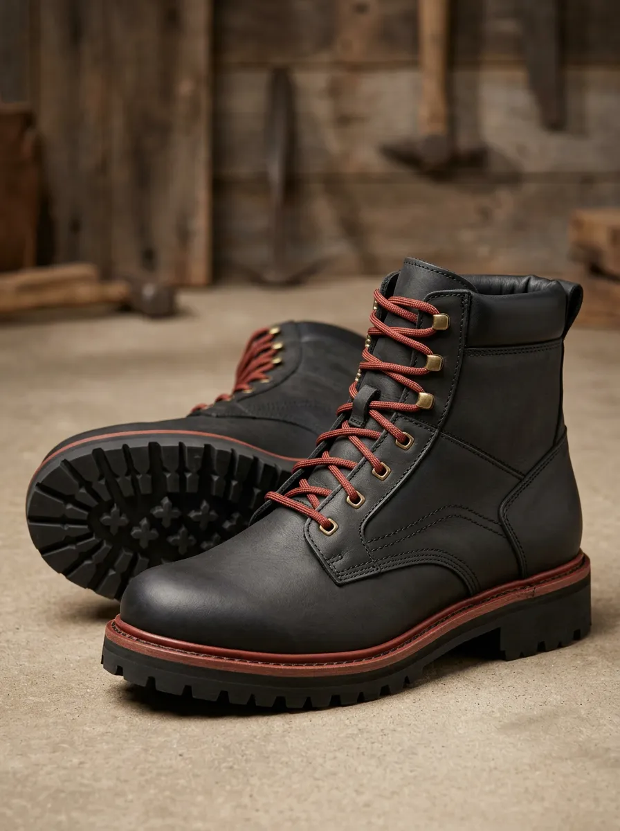 Men's Outdoor Lace-Up Work Boots