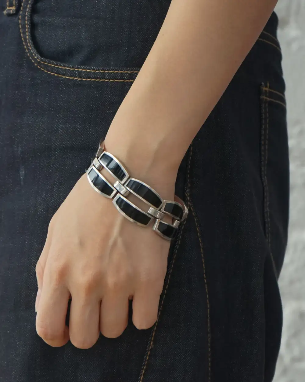 Refined Onyx Bracelet