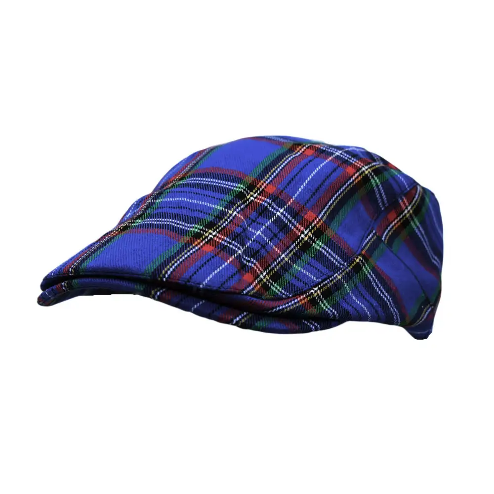 Plaid Outdoor Newsboy Cap