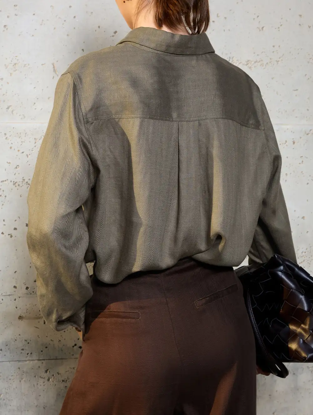 Tencel Linen Utility Pocket Top