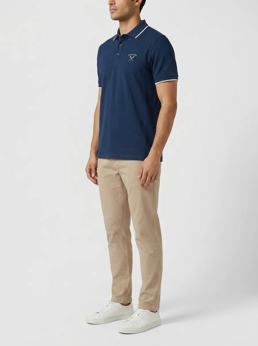 Modern -Detail Men's Polo Shirt