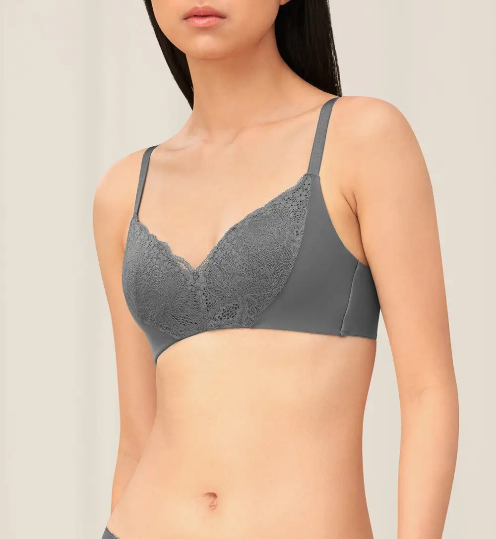 Women's Comfort Non-Wired Padded Lace Bra