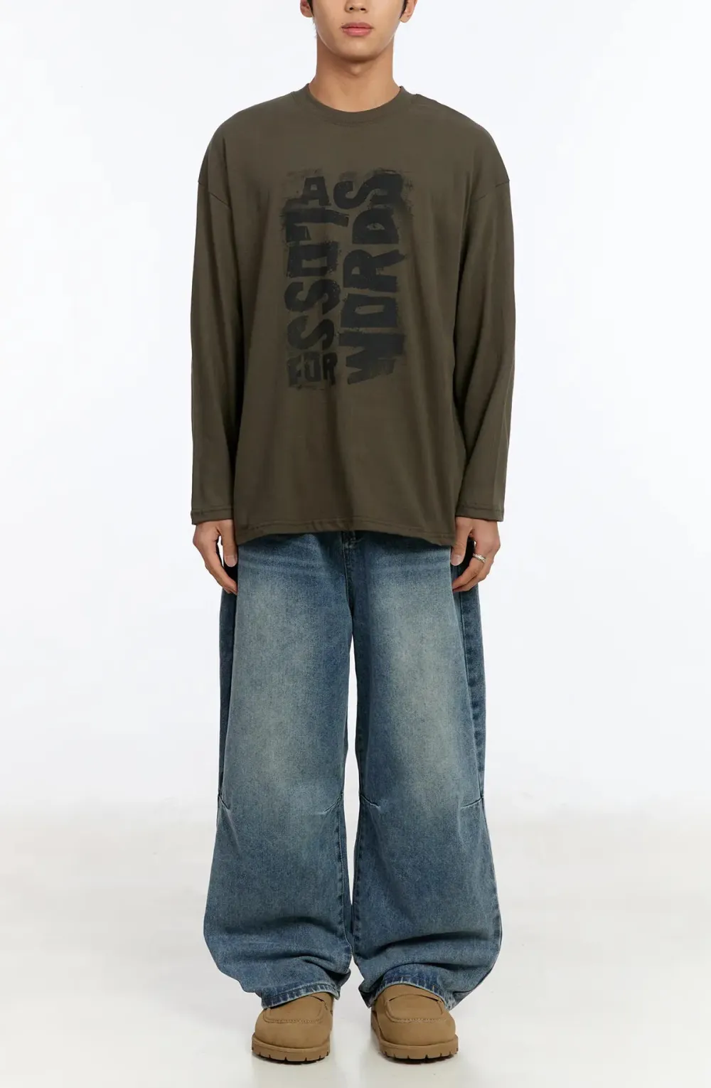 Men's Graphic Print Long Sleeve Tee