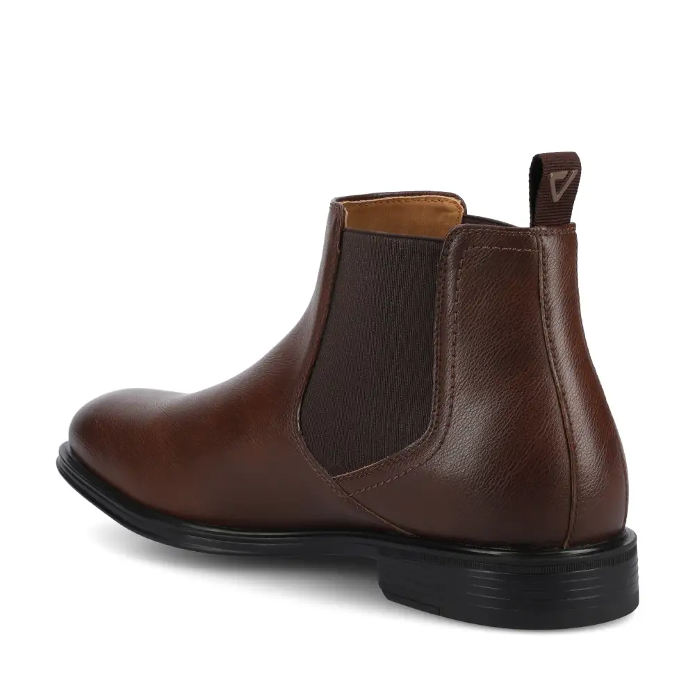 Wide Width Chelsea Work Boots Mahogany
