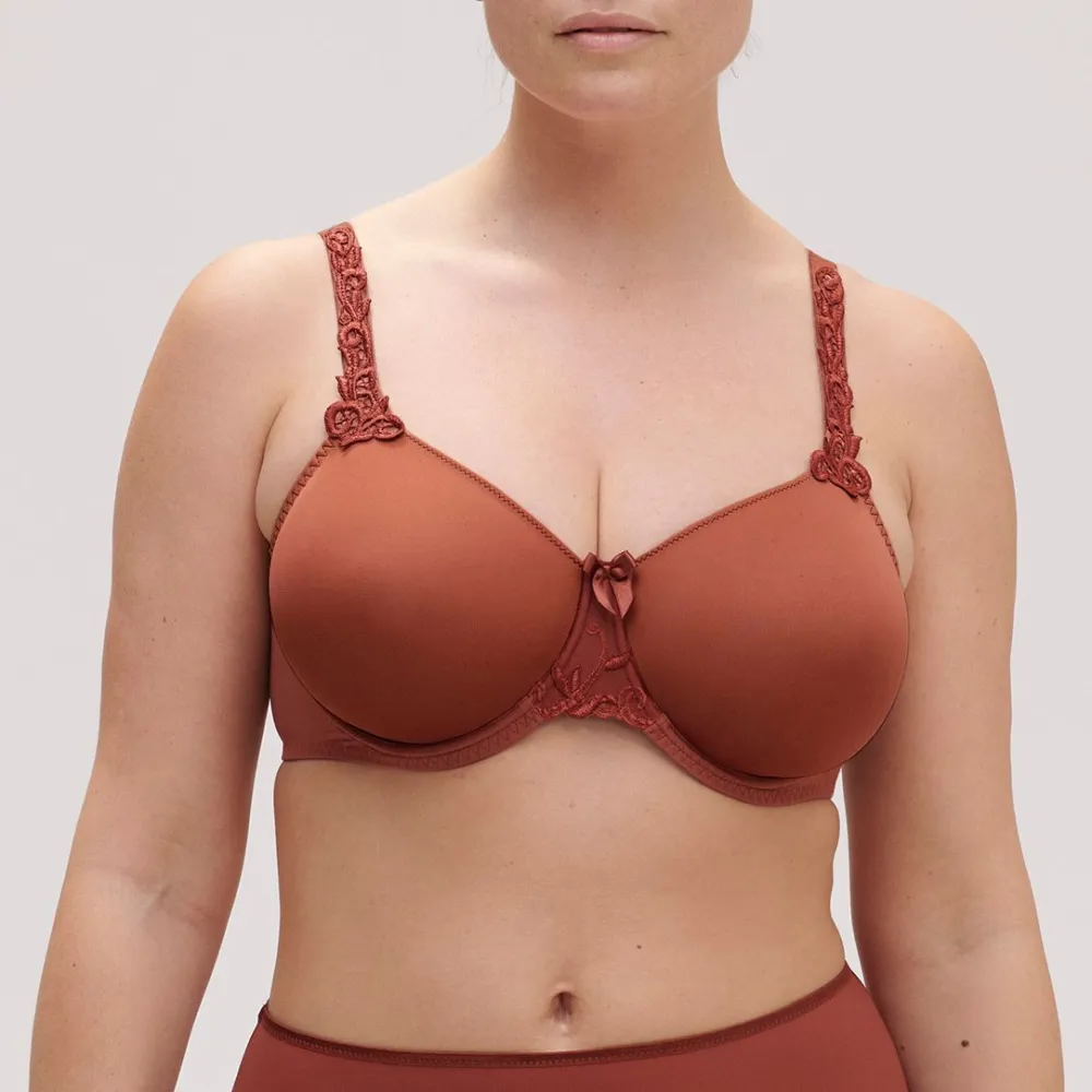 Women's Full Coverage Molded Seamless Natural Shape Bra