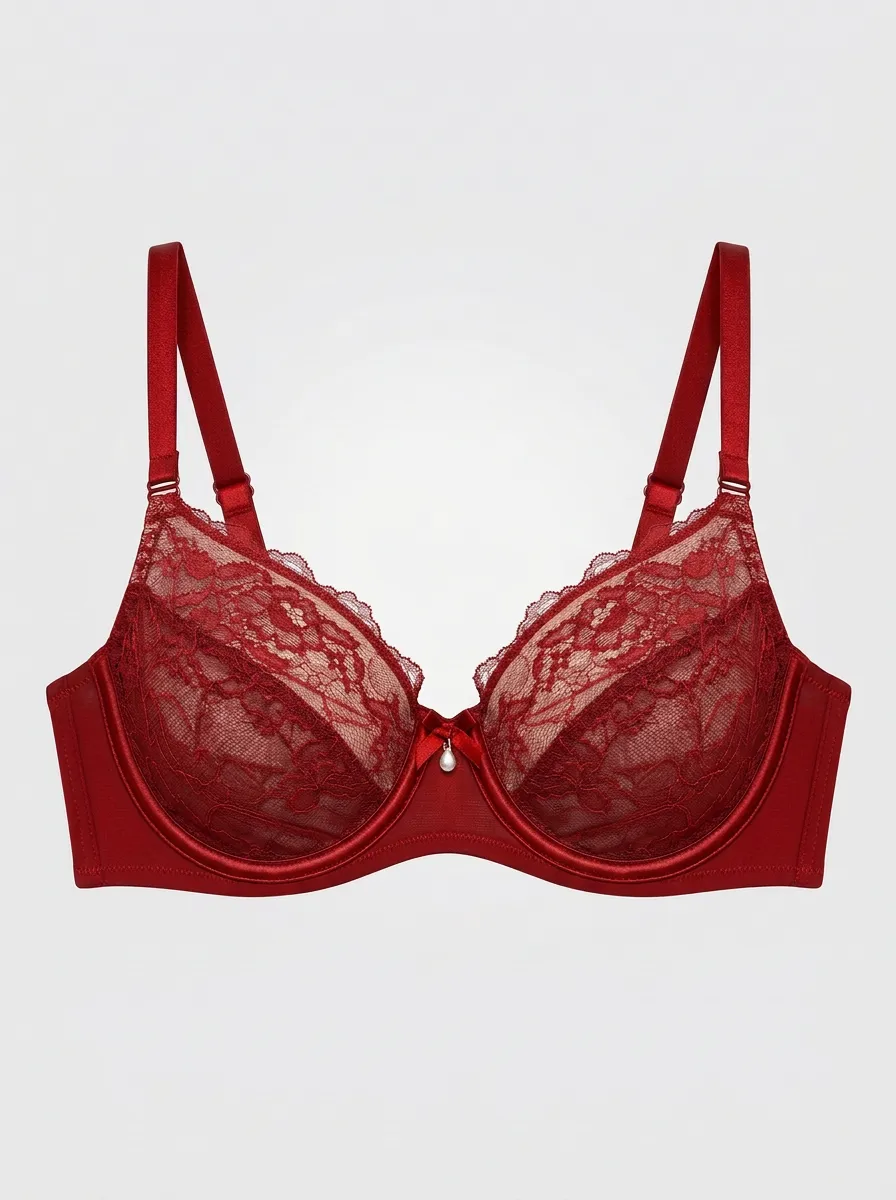 Women's Classic Underwire Floral-Lace Bra