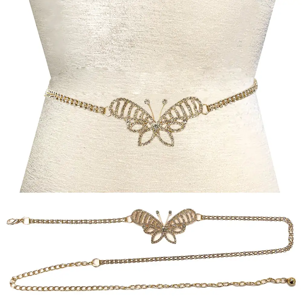 Graceful Stone Accent Waist Belt