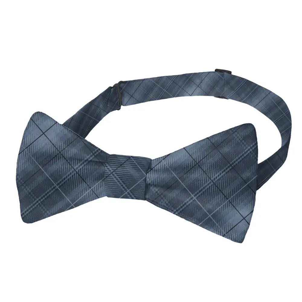 Malley Plaid Motif Bow Tie