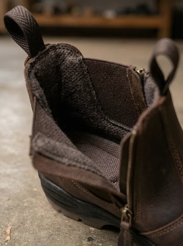 Unisex Side-Zip Work Boots